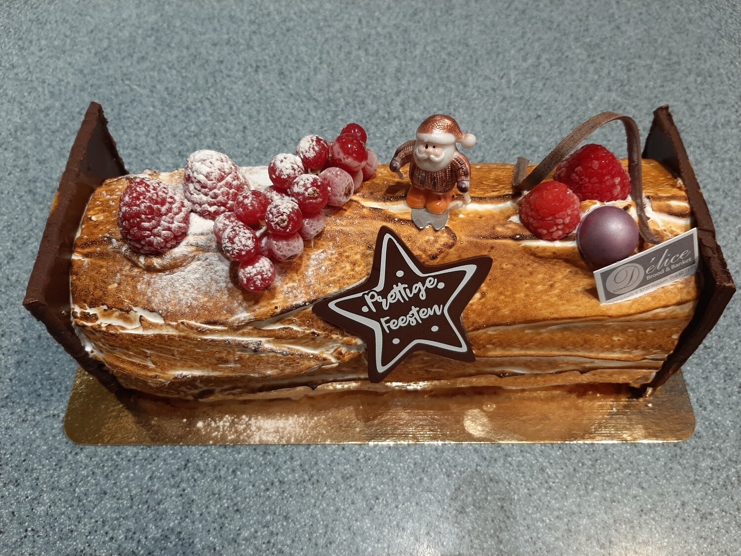 Meringue &amp; framboos buche 4 personen