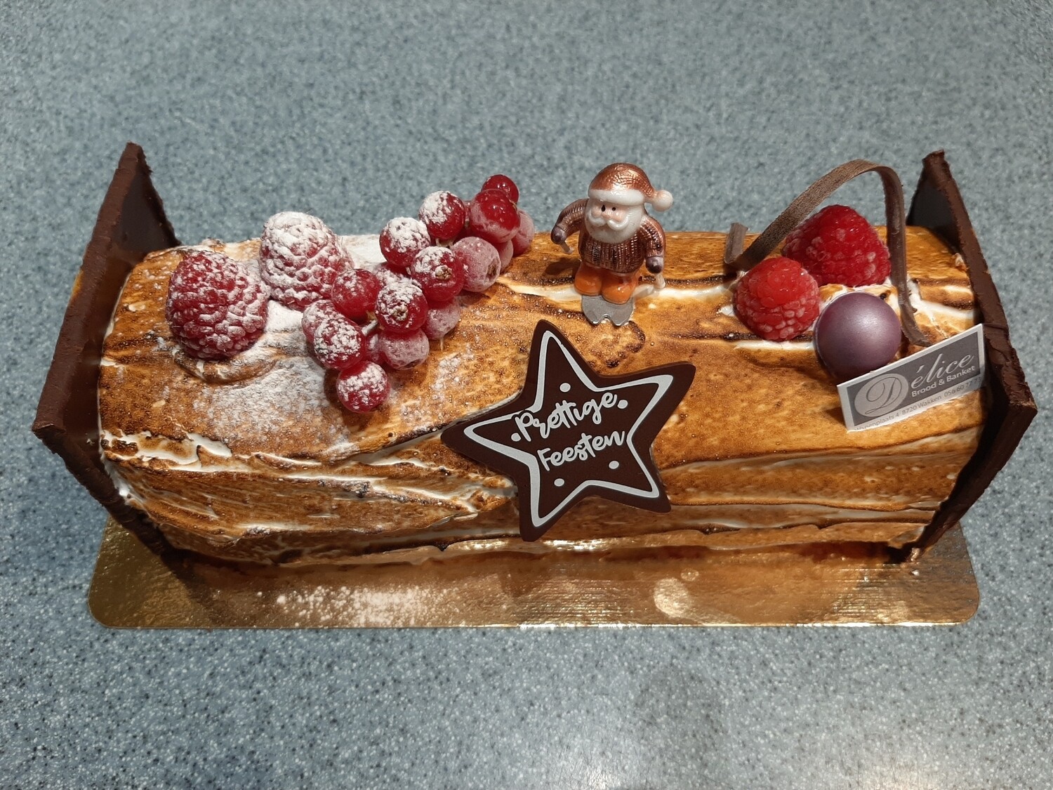 Meringue &amp; framboos buche 10 personen