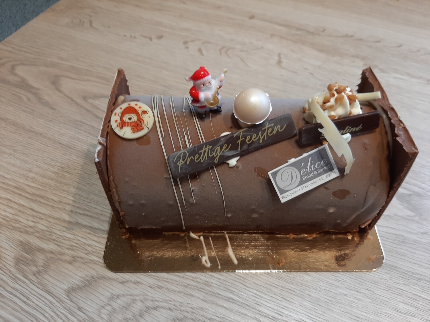 Ijs buche vanille praline 4 personen