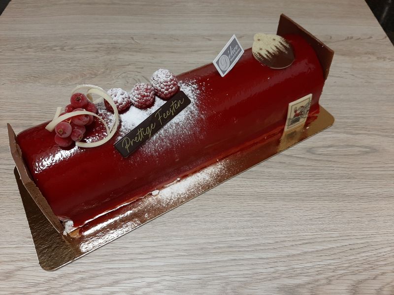 Ijs buche vanille framboos 6 personen