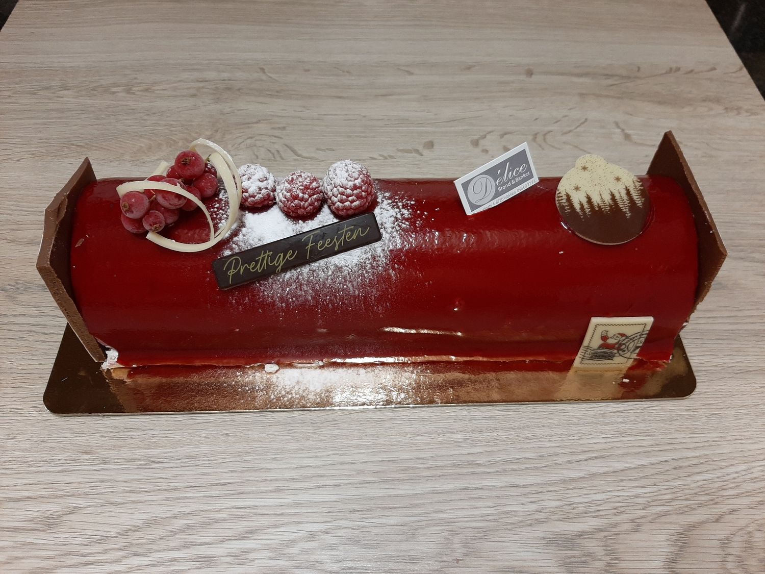 Ijs buche vanille framboos 4 personen