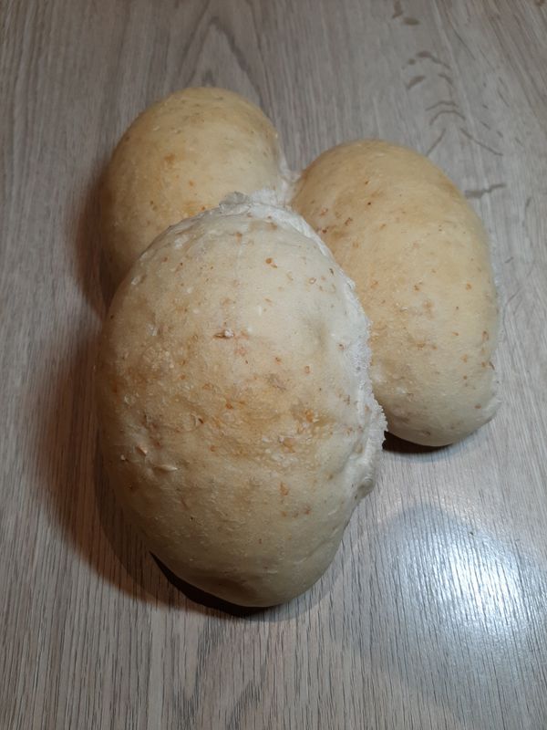 Lang zachte bruine pistolets