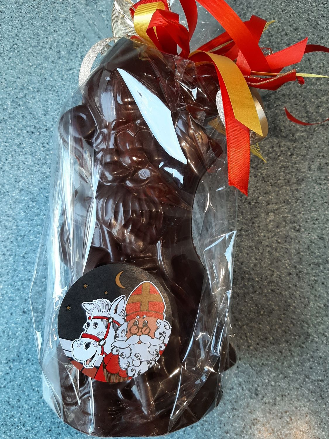 Sint 27 cm fondant chocolade
