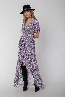 Very Scattered Flower Maxi Dress