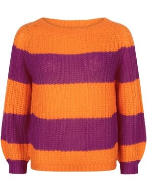 Knitted Sweater Frankie Orange Purple