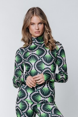 Neyo Graphic Peached Turtle Top