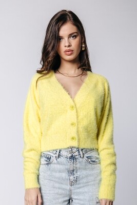 Sally Cropped Knitted Cardigan