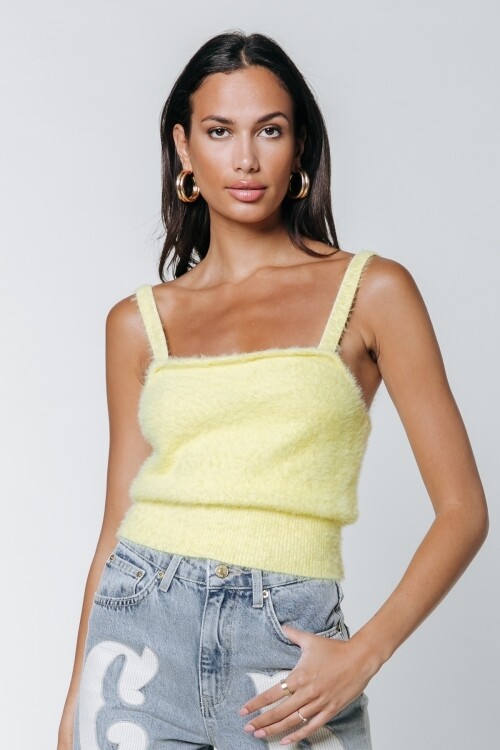 Seline Cropped Knitted Top
