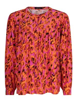 Rian Blouse Purple Flower