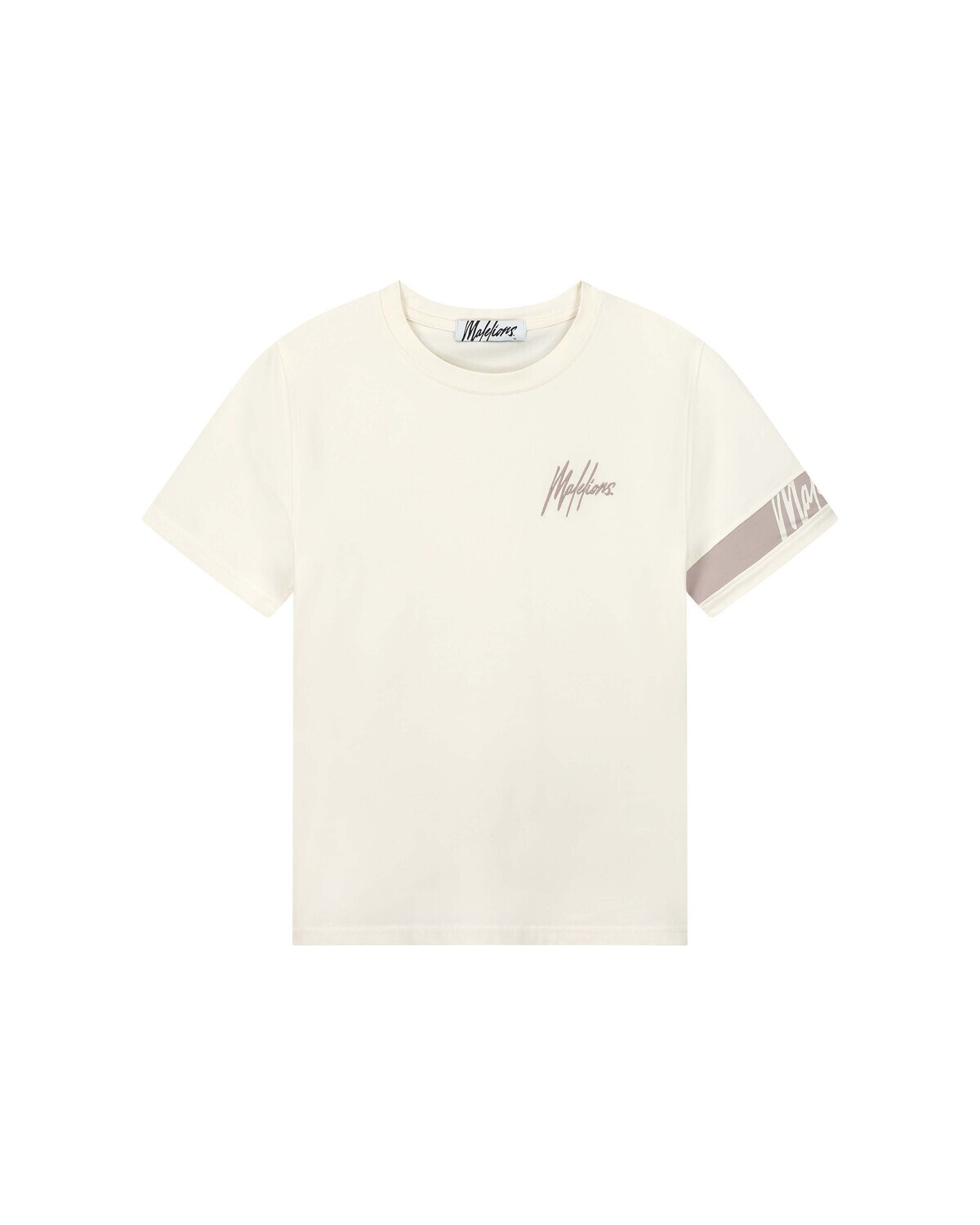 Captain T-Shirt Women Offwhite/Taupe