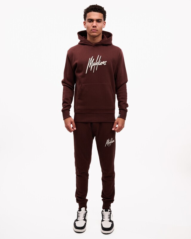 Duo Essentials Hoodie Brown/Offwhite