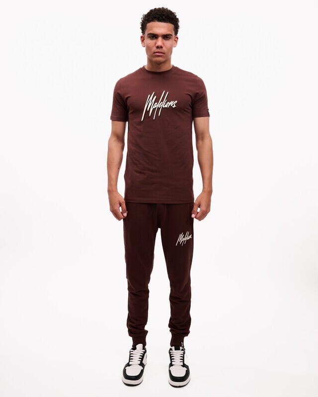 Duo Essentials T-Shirt | MM1-AW23-49 | Brown/Offwhite