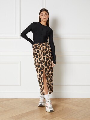 Gigi Leopard Skirt