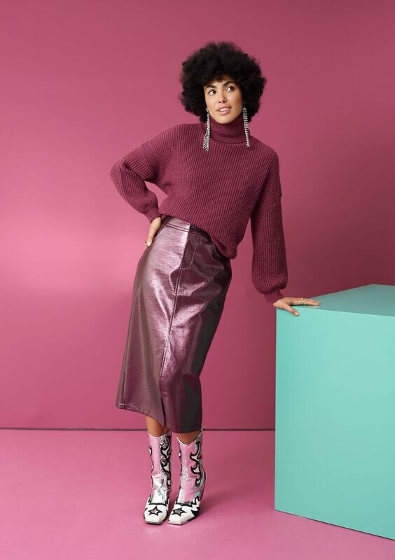 Hazel Skirt | Burgundy