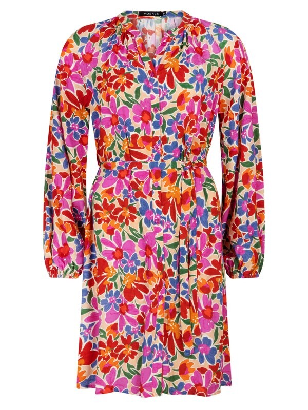 Loa Dress | Purple Blue Flower Loa Dress | Purple Blue Flower
