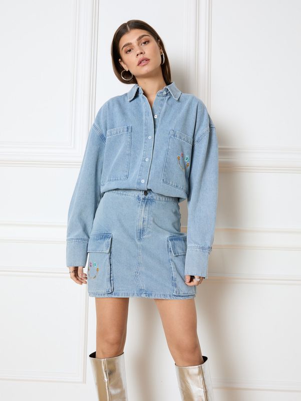 Jisel Denim Skirt | R2403271350