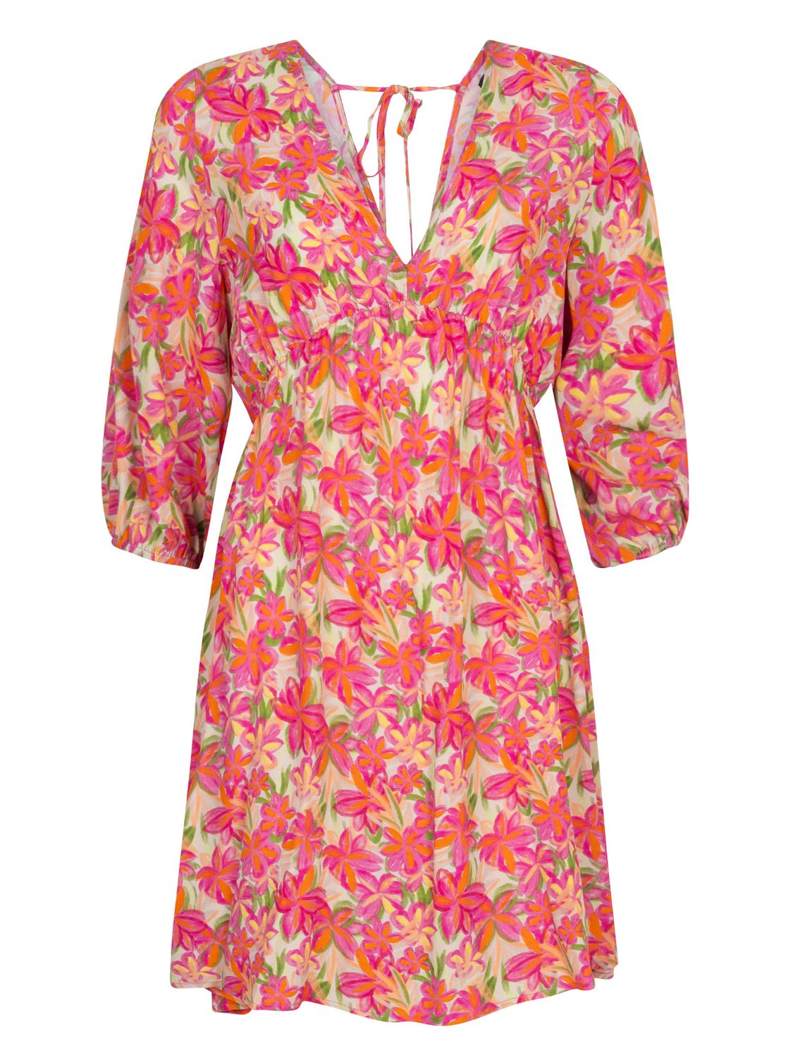 Kyra Dress | Fuchsia Flower
