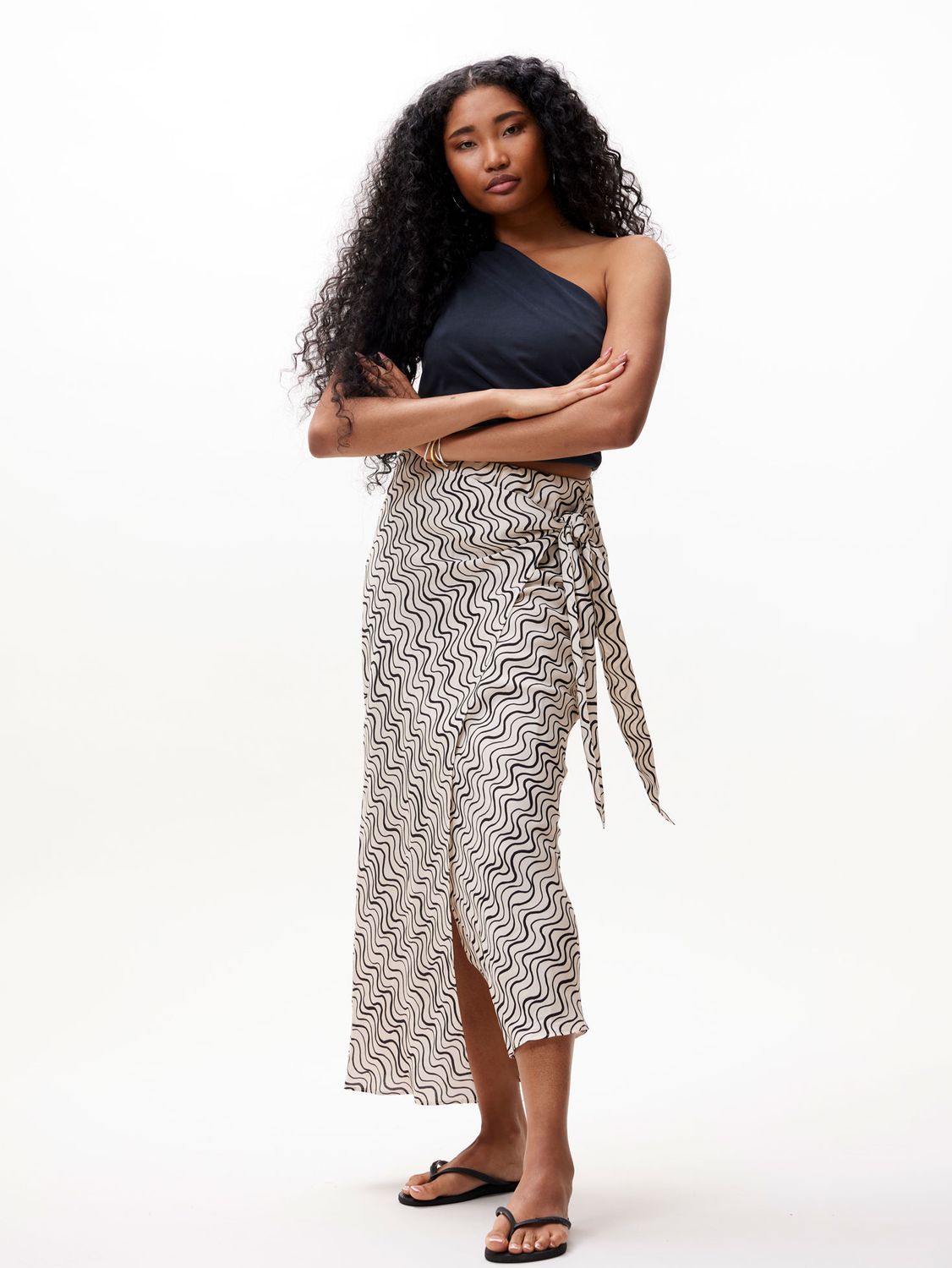 Drapped Wrap Skirt