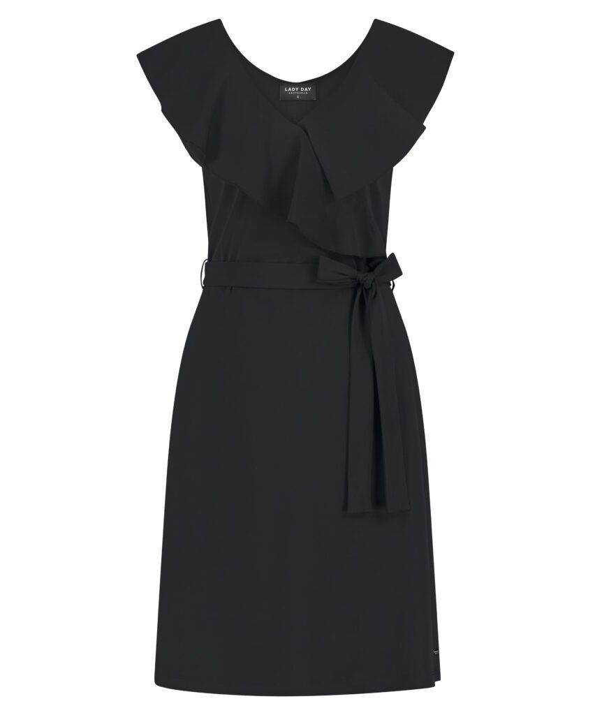 Dunya Short Dress | Black
