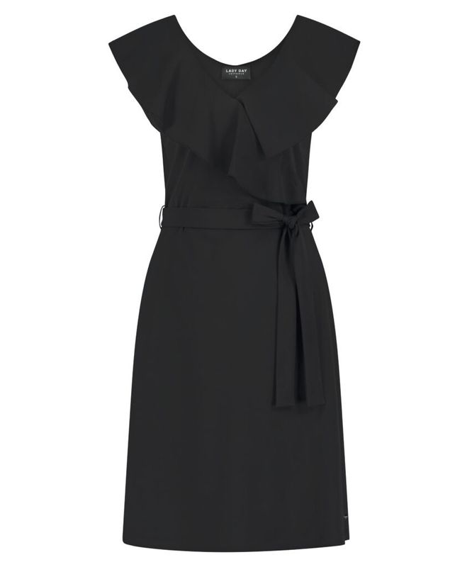 Dunya Short Dress | Black
