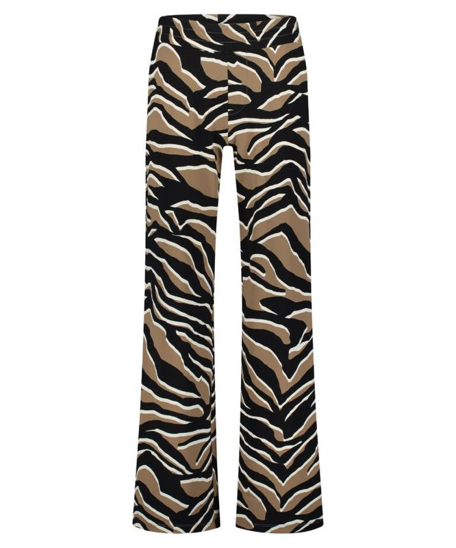 Skyler Pants Zebra Print Camel