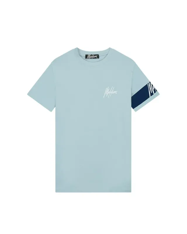 Captain T-Shirt | MM3-SS24-06 | Light Blue/Navy Captain T-Shirt | MM3-SS24-06 | Light Blue/Navy