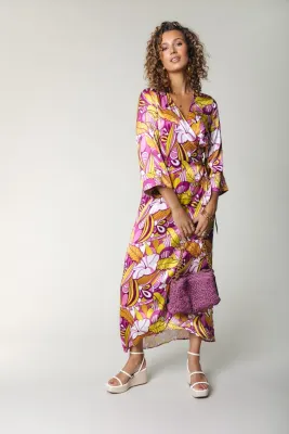 Lela Floral Wrap Dress