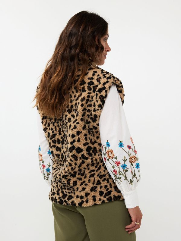 Abby Gilet Leopard