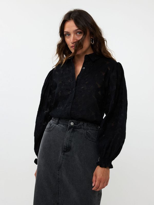 Birdie Blouse | Zwart Birdie Blouse | Zwart