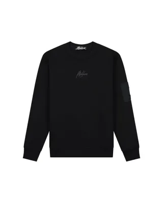 Nylon Pocket Sweater | MM1-AW24-31 | Zwart