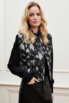 Inez Gilet | PK41 | Frosty Grey Print Inez Gilet | PK41 | Frosty Grey Print