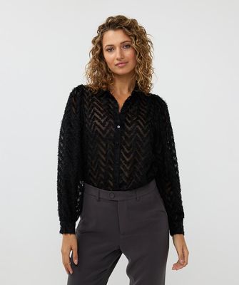W24.15709 | Blouse Fluffy Plumetis