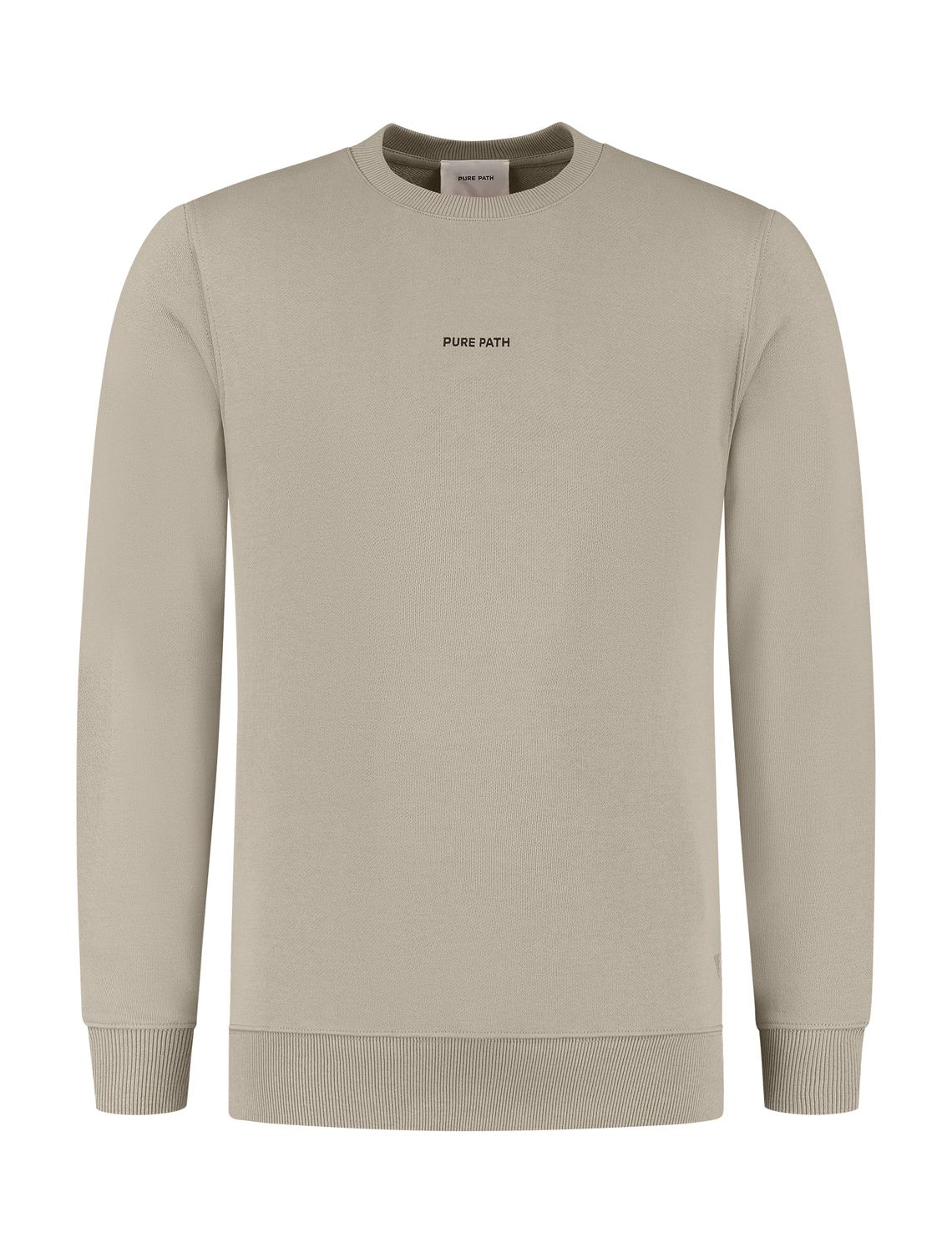 Liquid Metal Logo Sweater | 24030312 | Taupe Liquid Metal Logo Sweater | 24030312 | Taupe