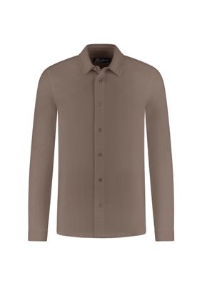 Button Down Shirt | MM1-PS25-15 | Stone Brown Button Down Shirt | MM1-PS25-15 | Stone Brown