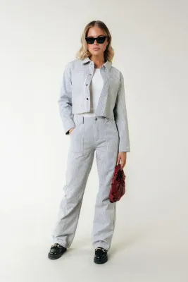 Kensi Striped Worker Pants | WP116823