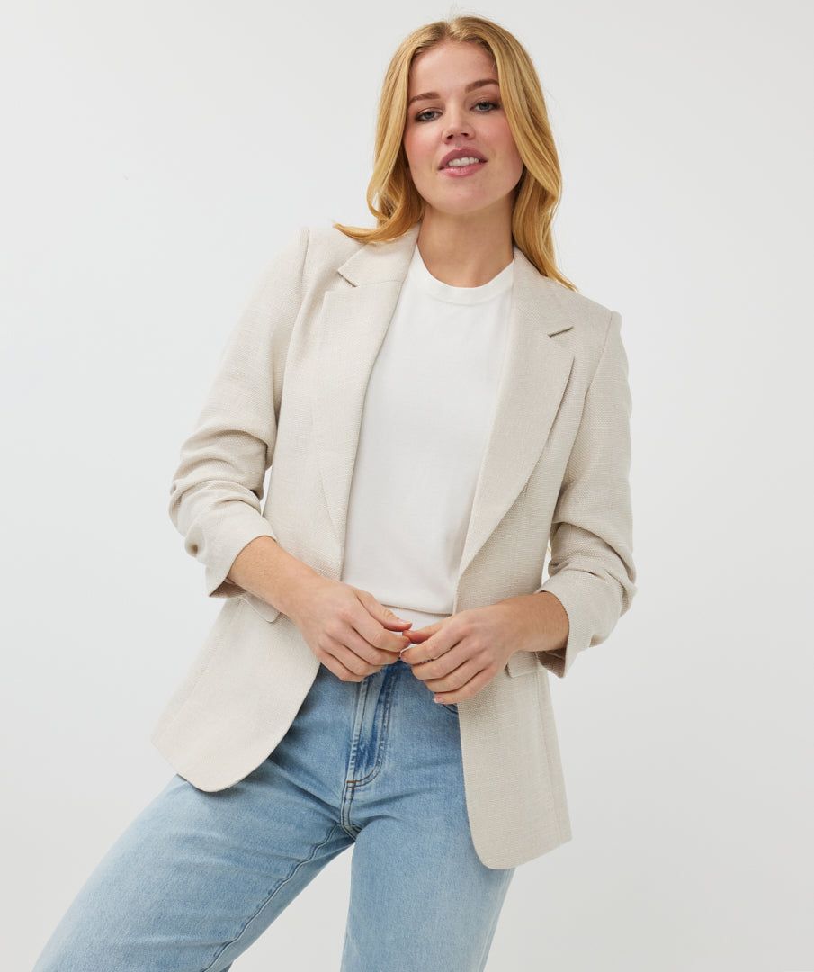 SP25.10010 | Blazer Linen Look | Sand