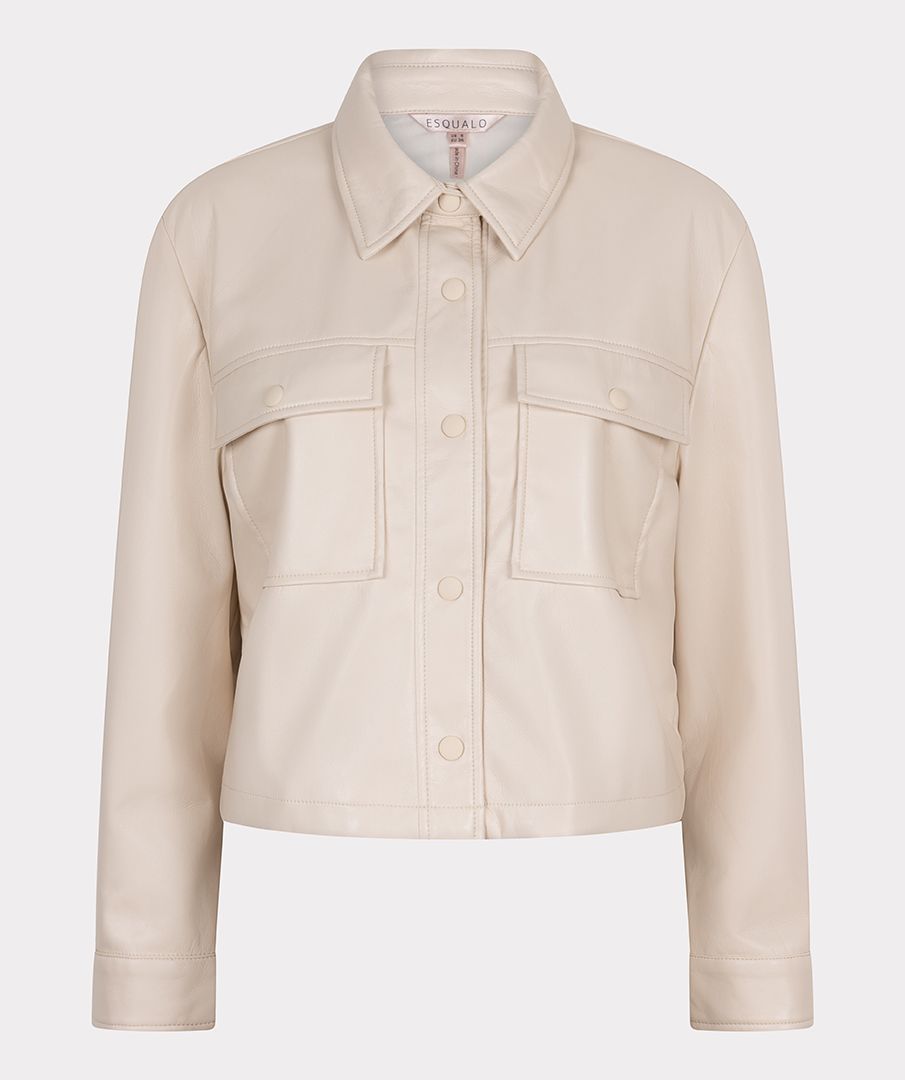SP25.11001 | Jacket Super Soft Vegan Leather | Sand