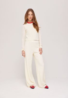 Lora Pants | Ecru