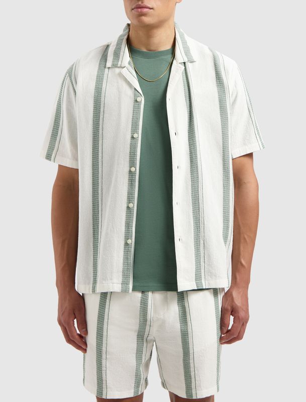 25010217 | Cuban Collar Shirt | Offwhite