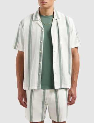 25010217 | Cuban Collar Shirt | Offwhite