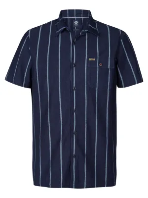 M-1050-SIS428 | Striped Shirt Tealstone