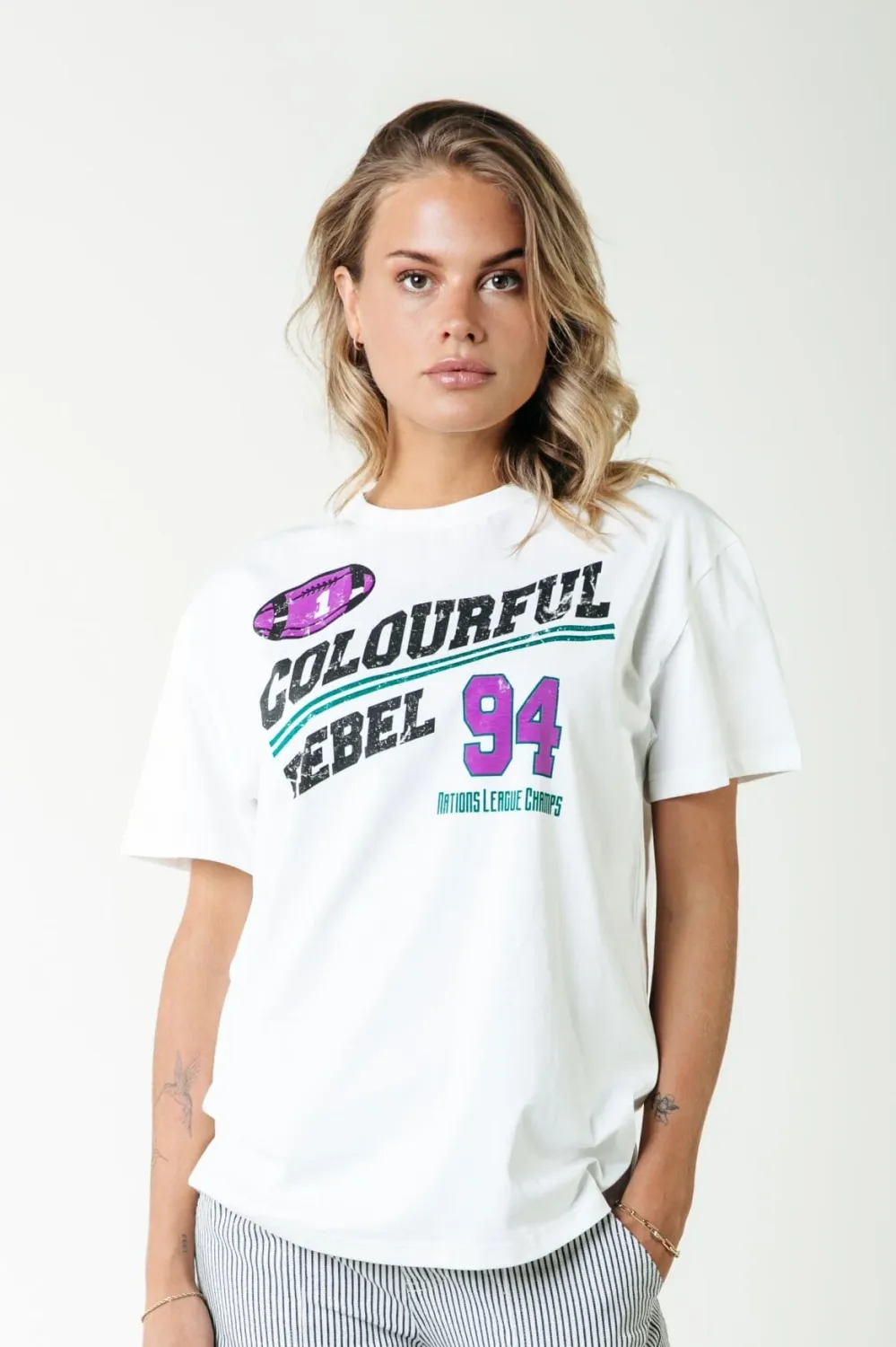 Rugby Loosefit Tee | Standard White