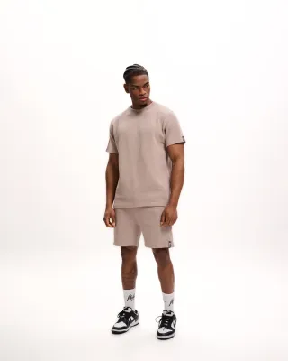 Signature Waffle T-Shirt | MM2-SS25-33 | Taupe