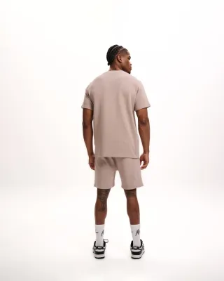 Signature Waffle Short | MM2-SS25-34 | Taupe