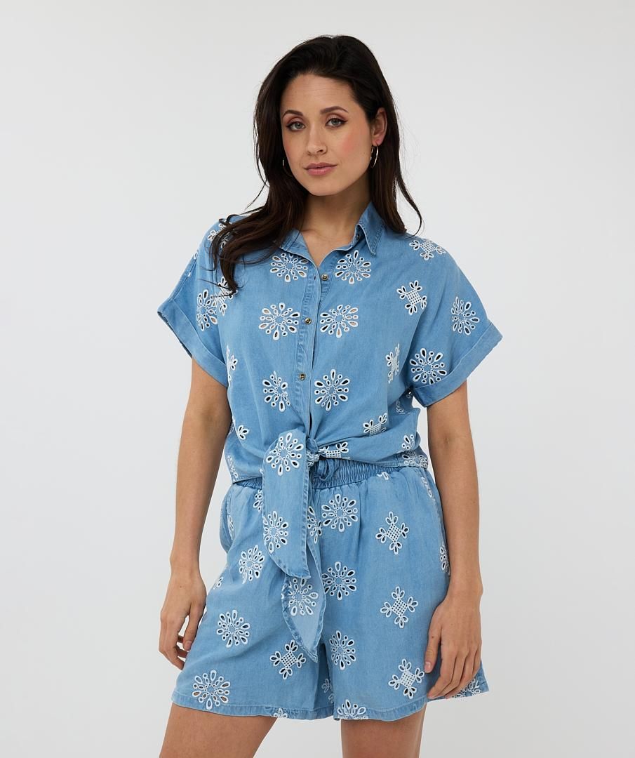 HS25.28208 | Blouse Knot Chambray