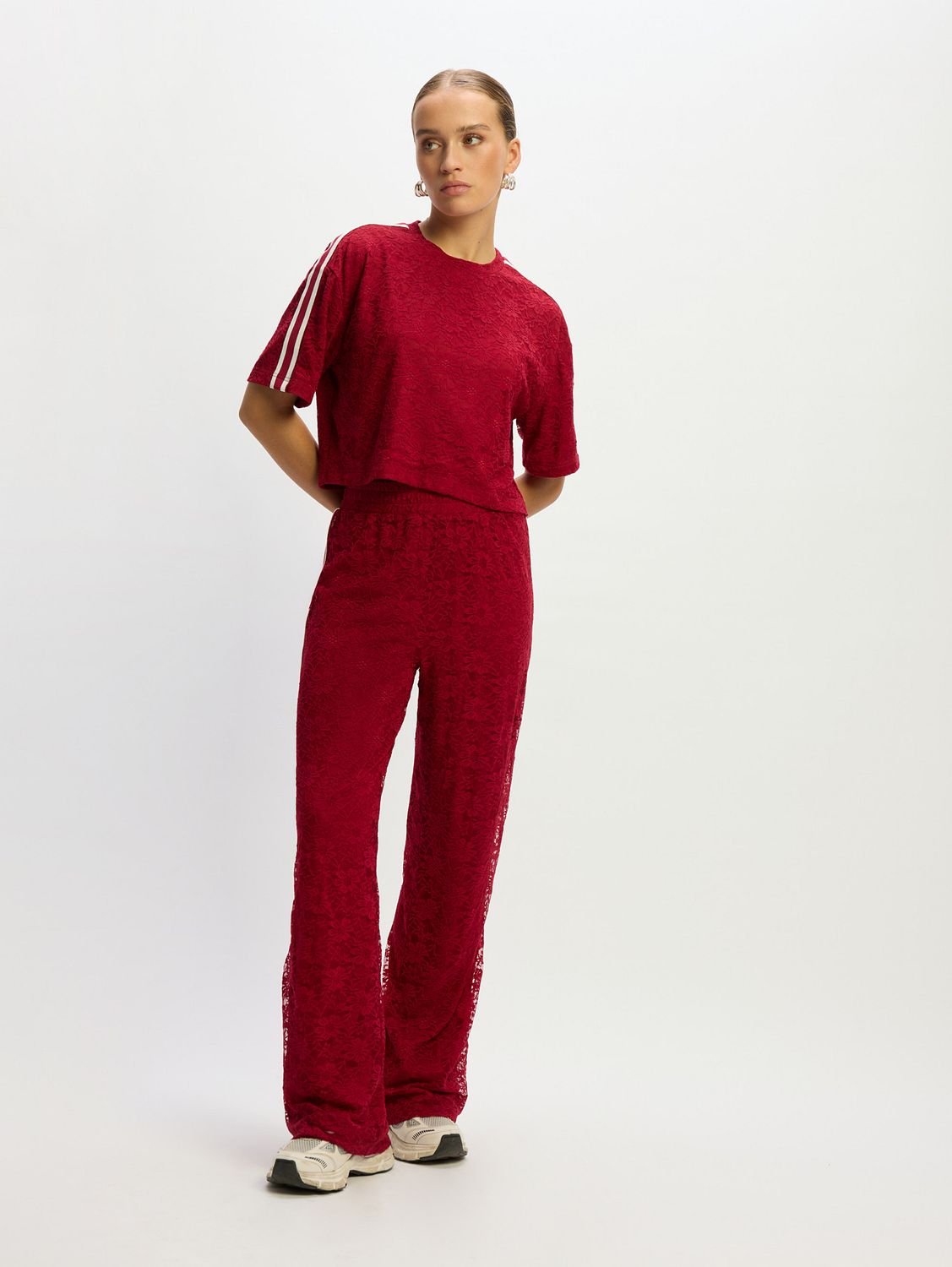 Nova Knitted Pants | R2505128687 | Bordeau