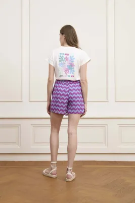 Vanessa Skort | QE39.1 | Multi Wave Print