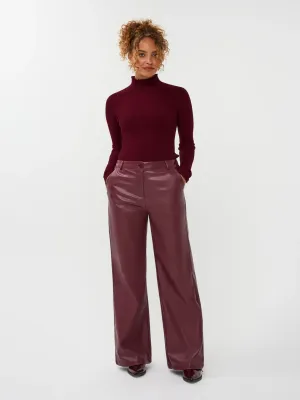 Marlee Pants | Burgundy Marlee Pants | Burgundy