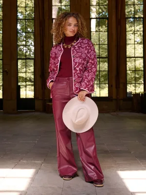Marlee Pants | Burgundy