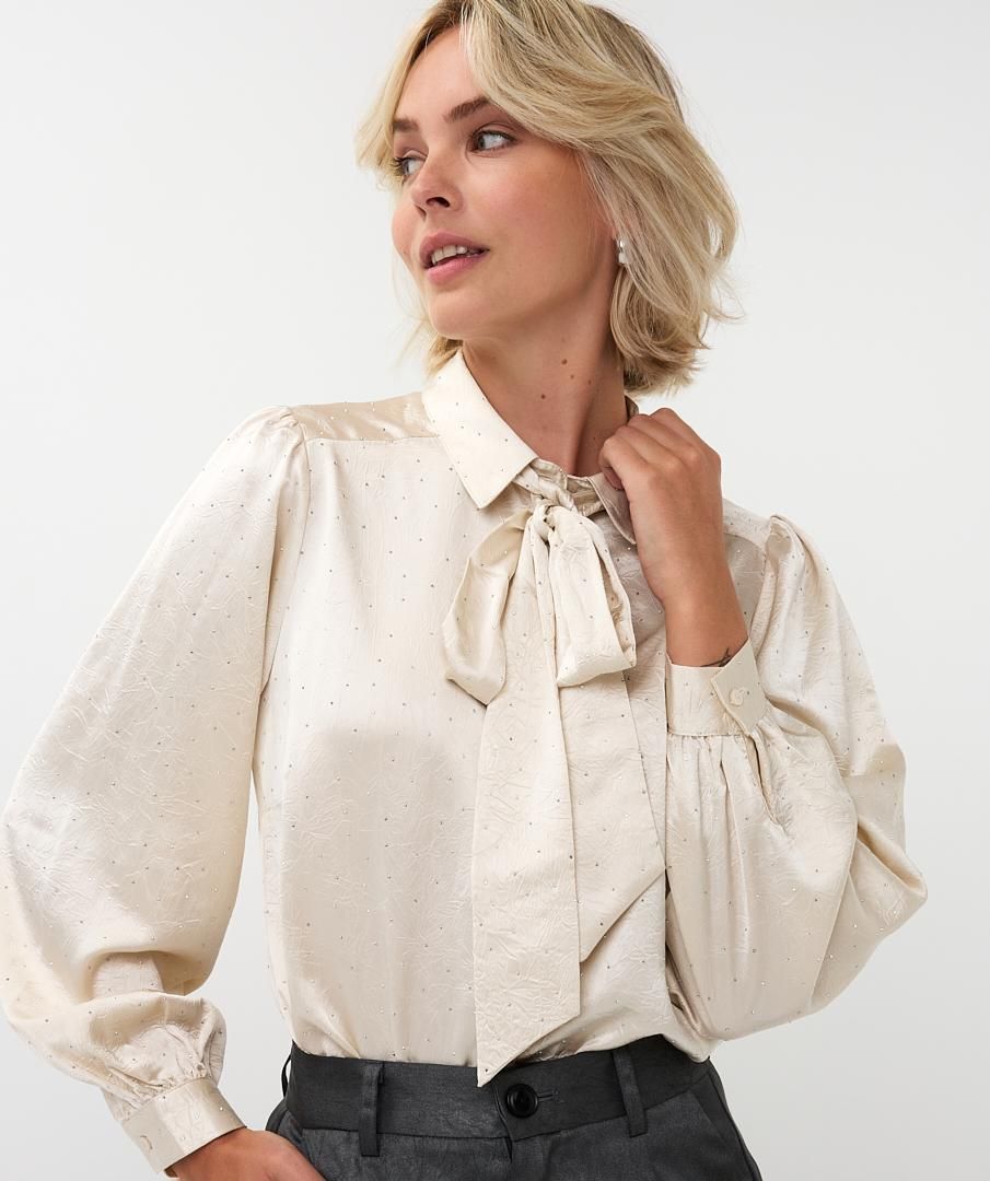 W25.14713 | Blouse Bow Rhinestones W25.14713 | Blouse Bow Rhinestones